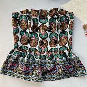 Rachel Roy Paisley Peplum